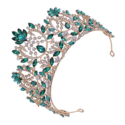 minkissy Für Frauen Vintage-stil Strass-intarsien Hochzeitskrone Brautkopfbedeckung von minkissy
