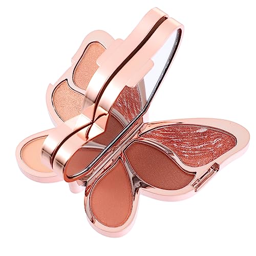 minkissy Pailletten Lidschatten Palette 6 Farben Kosmetisches Makeup Zubehör Für Damen Hautfreundlich Und Tragbar Für Verschiedene Hauttöne Für Anfänger Und Profis von minkissy