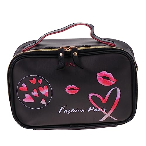 minkissy 1stück Kosmetik Und Waschbeutel Für Damen Stylischer Pu-tragebeutel Mit Praktischer Aufbewahrung Für Make-up Und Toilettenartikel Und Leicht Für Und Zuhause von minkissy