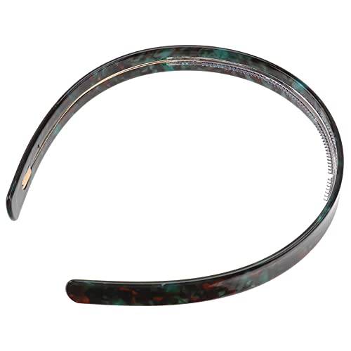 minkissy Dekoratives Haarband Für Bad Rutschfester Haarschmuck Für Gesichtsreinigung Stirnband Für Damen Tiefgrünem Tortoise-design Für Partys Und Alltagsanlässe von minkissy