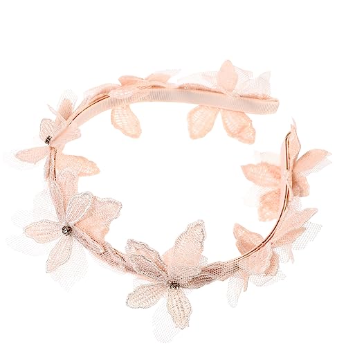 minkissy Blumenhaarreif Aus Spitze Für Junge Mädchen Dekoratives Stirnband Süße Kopfbedeckung Für Mädchen Modischer Haarschmuck Für Karneval Und Maskenbälle von minkissy