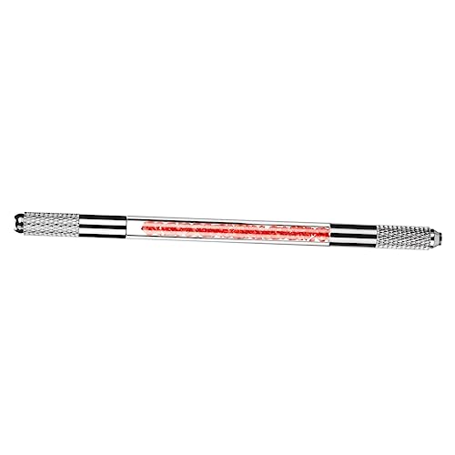 minkissy 1stück Acryl Augenbrauenstift Mit Mikronadelhalter Für Präzises Microblading Für Eyebrow Tattoos Multifunktionale Anwendung Für Profis Rot von minkissy