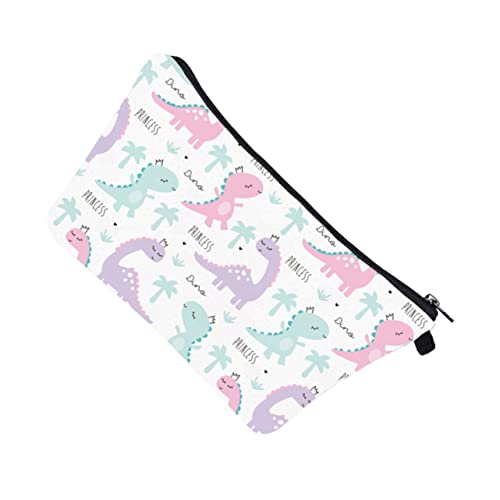 minkissy 1stück Dinosaur Cartoon Makeup Bag Für Damen Multifunktionale Kosmetiktasche Für Alltag Und Badezimmerorganisation Große Kapazität Leicht Und Tragbar Einzigartiges Design von minkissy