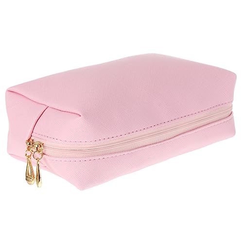 minkissy 1stück Große Kapazität Kosmetiktasche Für Damen Wasserdichtes Pu Makeup Bag Mit -Muster Handtasche Für Und Alltag von minkissy