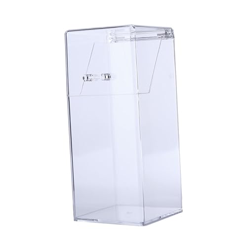 minkissy 1stück Klarer Make-up Pinselhalter Mit Deckel Eleganter Kosmetik Organizer Für Schminktisch Schützt Vor Und Hält Pinsel Trocken Und Für Augenbrauenstifte Lippenstifte Und von minkissy