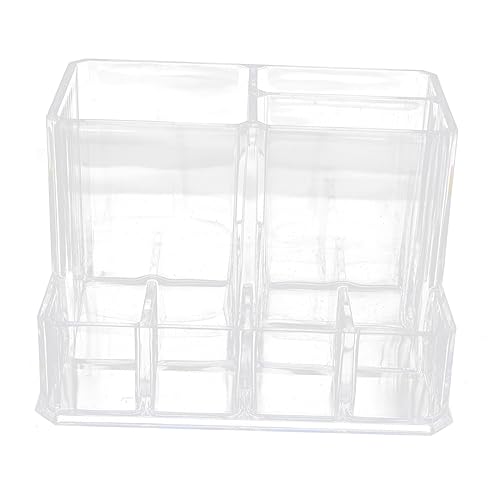 minkissy 1stück Transparenter Kosmetik Organizer Desktop Aufbewahrungsbox Für Make-up Pinsel Und Schönheitsprodukte Eleganter Und Praktischer Bürstenhalter Für Damen Stilvolle von minkissy