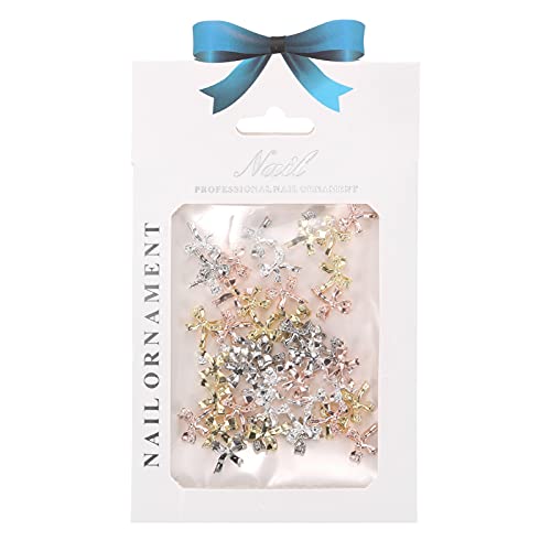 minkissy 1tasche Metallische Bowknot Nagelstuds Teiliges Für Nagelkunst Maniküre Zubehör Langlebige Und Dekoration Für Nägel Handys Notizbücher Und von minkissy