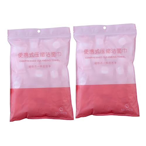 minkissy 2taschen Wiederverwendbar Komprimierte Handtücher Für Sport Und Kosmetik Praktischer Verpackung Hautfreundlich Und Schnell Trocknend von minkissy
