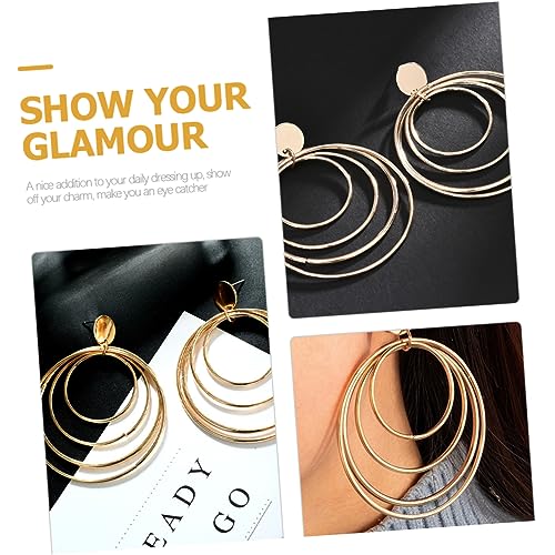 minkissy 2 Paare Damen Creolen Ohrringe Mehrlagige Hoops Leicht Hautfreundlich Modisch Für Alltag und Party Gelb minkissy 2 Paare Damen Creolen Ohrringe Mehrlagige Hoops Leicht Hautfreundlich Modisch Für Alltag und Party Gelb von minkissy