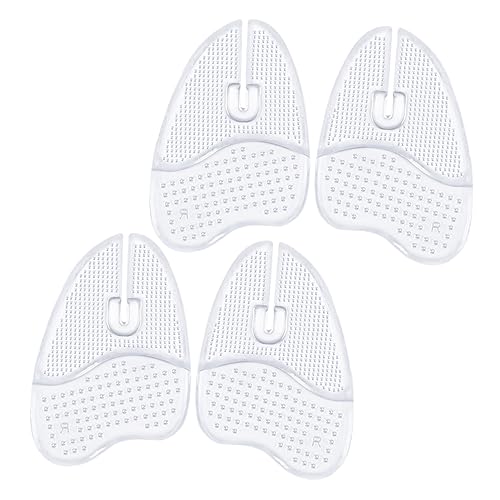 minkissy 2paare Transparente Metatarsal Polster Für Damen Selbstklebende Vorfußkissen Für Ballen Rutschfeste Einlagen Für Sandalen Und High Heels Schmerzlinderung Und von minkissy