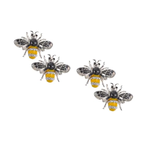minkissy 2 Sätze Bienenbrosche Vintage Anstecknadeln Für Damen Dekorative Kleidung Accessoires Für Pullover Schals Taschen Retro Elegant Langlebig Tragbar 2 Stück * 2 von minkissy
