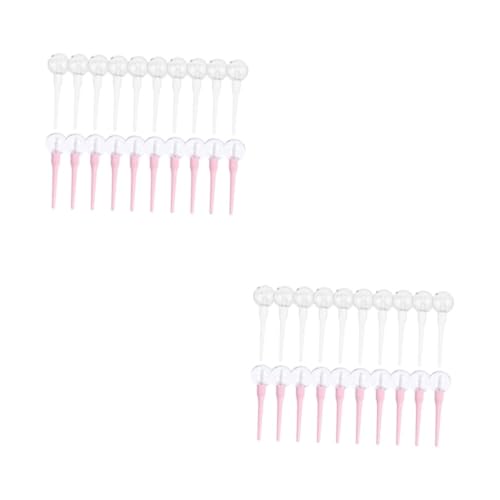minkissy 2 Sätze Lollipop Lip Glaze Leere Tube Lippenstift Leere Tube Injection Transparente Lipgloss Tube Lippentönung Lollipop-lipgloss-tuben Zinn Lip Gloss Tubes Plastikrohr 20 Stück * 2 von minkissy