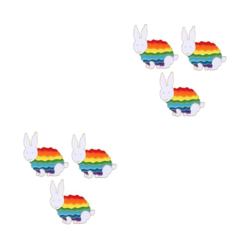 minkissy 2 Sätze Regenbogen Tier Brosche Emaille Anstecker Für Frauen Kreative Modeaccessoires Zur Dekoration Von Kleidung Und Taschen Für An Freundinnen Und Familie 3 Stück * 2 von minkissy