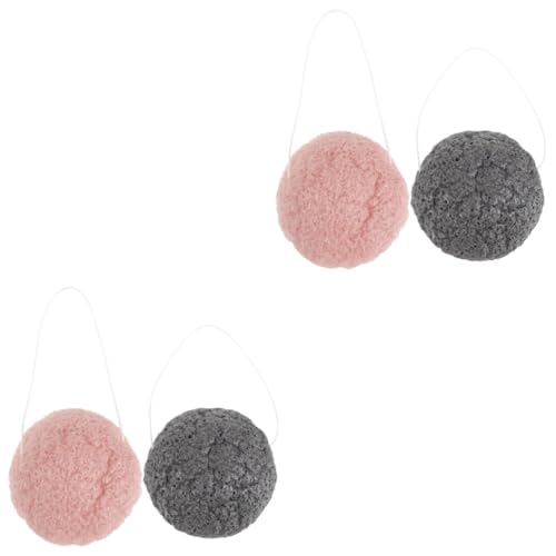 minkissy 2 Sätze Schwamm-make-up-gesichtsreinigungsgerät Abschminken Makeup Remover Gesichtsreinigungsschwamm Hautrein Schwämme Reiniger Gesichtsschwamm Gesichtspeeling 2 Stück * 2 von minkissy