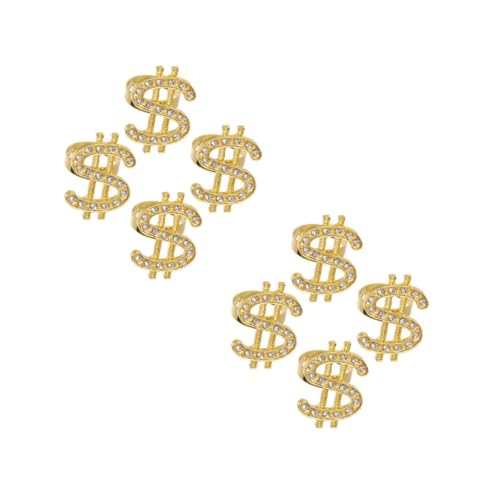 minkissy 2 Sätze Teiliges Unisex Hip Hop Ring Mode Finger Ringe Für Rapper Kostüm Zubehör Langlebig Und Rostfrei Geeignet Für Partys Und Alltägliche Outfits 4 Stücke * 2 von minkissy