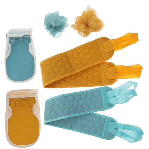 minkissy Peeling-badetuch-set 2 Packungen Badetuchbezug Badeschaum-dusche von minkissy