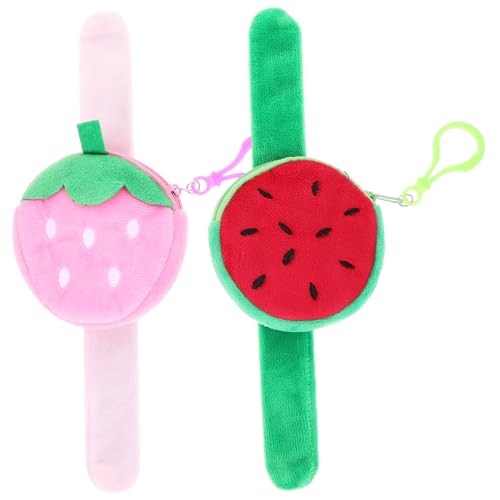 minkissy 2 Stck Frucht Slap Armbänder für Mädchen Niedliche Dekorative Handgelenk Bänder für Mitgebsel für Partys Sicher und Bequem zu Tragen von minkissy