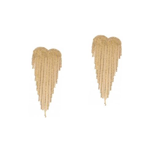 minkissy 2 Stck. Feminine Brosche mit Fransen Kreatives Stilvolles Accessoire für Damen Hochzeiten Partys Feierlichkeiten Hochwertigem Material Gefertigt Vielseitig Einsetzbar von minkissy