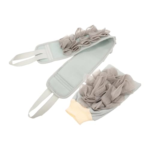 minkissy 2 Stk Mikrofasertuch Peeling-Handtuch Peeling-Handschuhe Peeling-Lappen Schwamm Spa peeling bürste exfoliating brush badetuch Peelingzubehör für das Bad Badehandschuhe Rayon Grey von minkissy