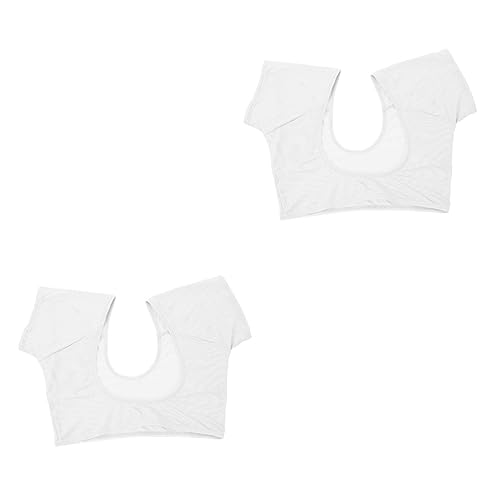 minkissy 2 Stk Schweißpads Unter Den Achseln Outdoor-weste Tanktops Für Frauen Schweißabsorbierendes Pad Frauen Sportweste Frauen Sportoberteil Outfits Bh Zubehör Kleidung Baumwolle Damen von minkissy