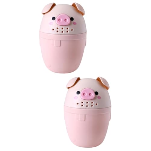 minkissy 2 Stk Wasserkelle Duschspülbecher Duschschaufeln Duschshampooschaufeln Haarspülbecher Haarspüler für Babys rosaenne zulunft pink Multi-purpose bathing water scoop Pink color von minkissy