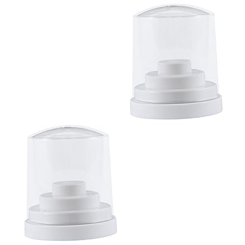 minkissy 2 Stück 48 Nagelbithalter Ständer 48 Steckplätze Elektrisches Nagelmanikürezubehör Nagelbit-organizer-box Nagelbohrer-behälter Weiß von minkissy