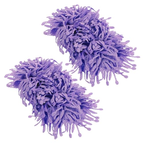 minkissy 2stücke Stoffblumen-schuhclips Abnehmbare Schuhdekorations-clips Für Damen Blumen-schuhanhänger Zur Outfit-akzentuierung Schuh-accessoire-clips Für High Heels von minkissy