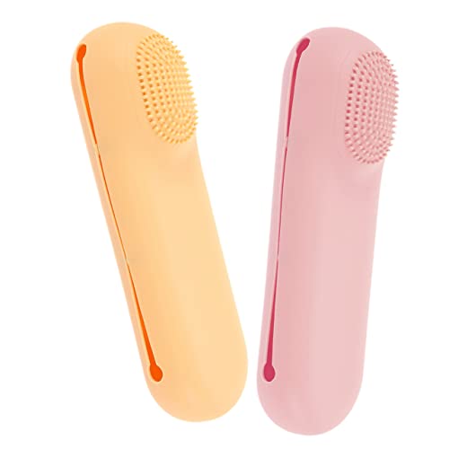 minkissy 2stücke Tragbare Reise Kosmetiktasche Aus Silikon Organizer Für Make-up-Pinsel Kosmetikhalter Mit Pinselhalter Make-up-Pinsel-etui Für Reise Multifunktionaler von minkissy