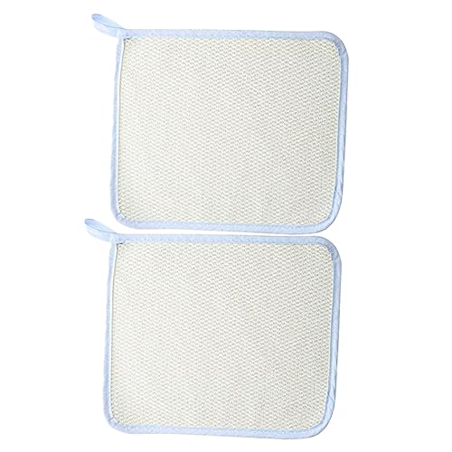 minkissy Nylon-badetuch-set – 2-teiliges Körperschal-peeling Mit Kurzem Sanftem Gesichtswaschlappen Schnelltrocknend Nicht Saugfähig Für Glatte Haut von minkissy