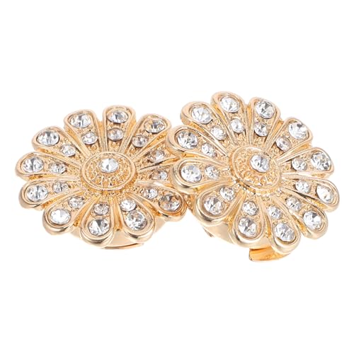 minkissy 2 Stück Bling Strass Knopfcover für Hemden Damen Herren Abnehmbar und Manschettenknöpfe aus Stabilem Legierungsmetall Eleganter Schmuck für Business und Festliche Anlässe von minkissy