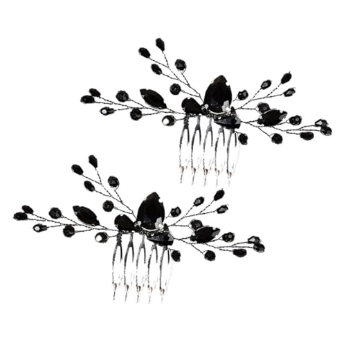 minkissy 2 Stück Braut Hochzeits Tiara Ausgefallene Hochzeiten Brautjungfern Dekorative Haarkämme Brautschmuck Für Hochzeit Haarschmuck Junggesellinnenabschied Party Dekoration von minkissy