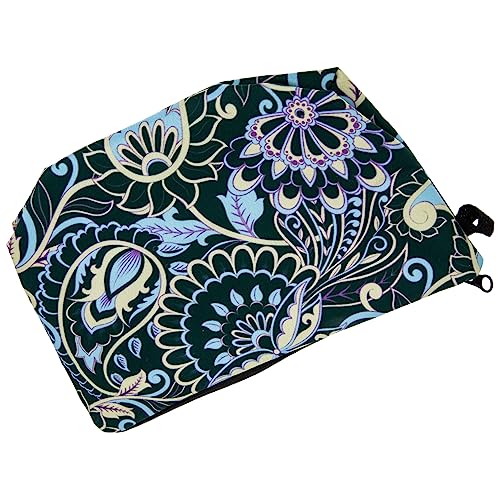 minkissy 2st Cashew-Blumen-Make-up Geldbörsen Mit Rundum-reißverschluss Für Damen Kompakte Kosmetiktasche Make-up-pinselhalter Schminktasche Für Damen Reisen Reisetasche Mini Polyester von minkissy