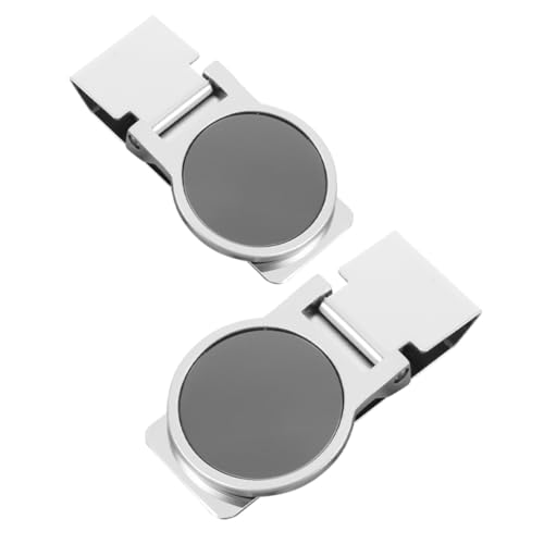 minkissy 2 Stück Edelstahl Geldclip für Minimalistisches Rundes Design Robuster Geldklammer für Mehrere Scheine Sicherer und Eleganter Cash Clip für Business und Alltag von minkissy