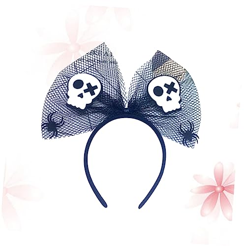 minkissy 2st Halloween-cartoon-stirnband Schleife Haarreifen Mesh-stirnband Für Halloween Halloween-cosplay-stirnband Party Begünstigt Haarreifen Mesh-kopfbedeckung Damen Geist Krawatte von minkissy