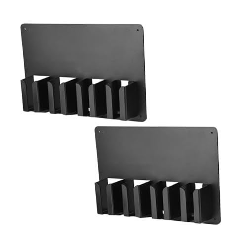 minkissy 2stücke Wandmontierter Organizer Für Haarschneidemaschine Und Kamm Halter Für Elektrische Haarschneidemaschine Platzsparende Aufbewahrungsstation Für Friseurwerkzeuge von minkissy