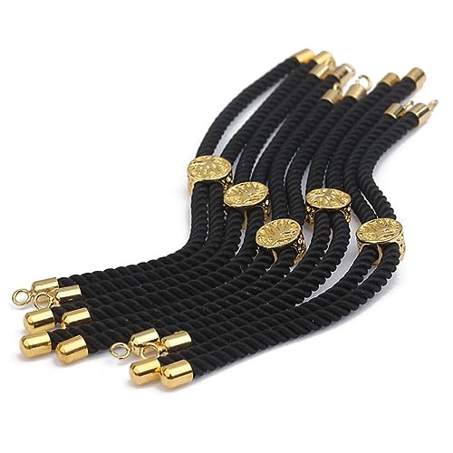 minkissy 2 Stück Handgewebtes Armband Verstellbares Armband Strapazierfähigem Material für Hochzeiten Partys oder Geburtstage Perfektes für Freunde Familie von minkissy