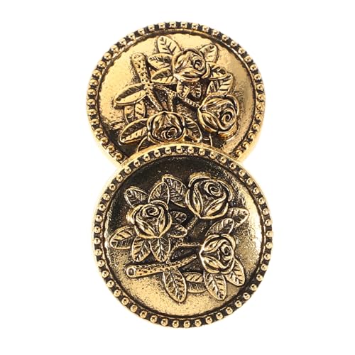 minkissy 2 Stück Hemdmanschaumdeckung Hemdknopfabdeckungsclips Knopfabdeckungsclips für Manschettenknöpfe Knopfmanschetten für Männer Vintage -Taste abdeckt Legierung Golden minkissy 2 Stück Hemdmanschaumdeckung Hemdknopfabdeckungsclips Knopfabdeckungsclips für Manschettenknöpfe Knopfmanschetten für Männer Vintage -Taste abdeckt Legierung Golden von minkissy