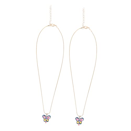 minkissy 2stücke Schmetterlingsanhänger Halskette Aus Keramik Schmetterlingsschmuck Für Damen Schmetterlingsketten Als Für Mädchen Und Frauen von minkissy