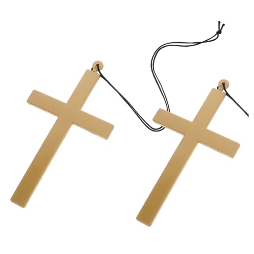 minkissy 2 Stück Kreuzschmuck Anhänger Kostüme Priester Kreuzen Kruzifix Die Nonne Nonnenkostüm Für Damen Halskette Nonne Kreuz Erwachsene Nonne Kostüm Requisit Nonne Cosplay Prop Polyester minkissy 2 Stück Kreuzschmuck Anhänger Kostüme Priester Kreuzen Kruzifix Die Nonne Nonnenkostüm Für Damen Halskette Nonne Kreuz Erwachsene Nonne Kostüm Requisit Nonne Cosplay Prop Polyester von minkissy