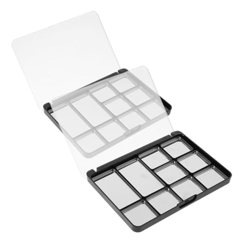 minkissy 2 Stück Leere Magnetische Lidschattenpalette Mit Transparentem Deckel Kosmetik Aufbewahrung Für Make up Lidschattenbehälter Aus Metall Für Selbstgemacht Lidschatten Organizer von minkissy