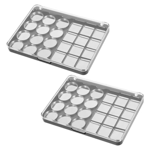 minkissy 10 Farbe Lidschatten Palette Leere Make-up Pfannen Lidschatten Organizer von minkissy