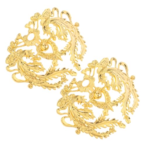 minkissy 2stücke Metall Charm Anhänger Verbindungsglieder Für Diy Haarnadel Kopfbedeckungen Schmuckherstellung Ohrringe Halsketten Zubehör von minkissy