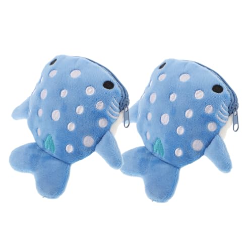 minkissy 2stücke Münzbörse Tiermotiv Kleine Münztasche Mit Reißverschluss Praktische Geldbörse Für Frauen Kawaii Geldbörse Zum Aufbewahren Von Kleingeld Und Lippenstift von minkissy