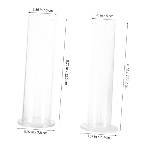 minkissy 2 Stück Schmuckaufbewahrungsregal Scrunchie Organizer Für Mädchen Schleifen Scrunchie Aufbewahrung Für Mädchen Acryl Schleifen Organizer Acryl Haargummi von minkissy