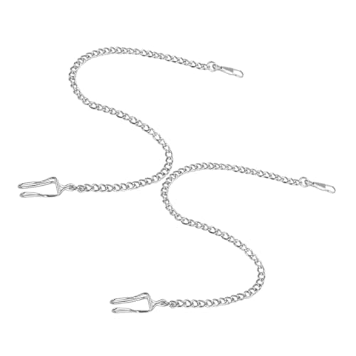 minkissy 2stücke Taschenuhr Kette Für Männer Schmuck Zubehör Mit Verstellbarem Design Schlüsselanhänger Ersatz Für Taschenuhr Handtasche von minkissy