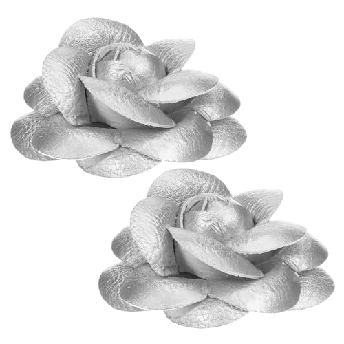 minkissy 2 Stück Teiliges Satin Schuhclips mit Abnehmbaren Blütenverzierungen Elegante Schuhschmuck-broschen für Damen Passend für Flache Schuhe High Heels Sandalen und Stiefel Modisches von minkissy