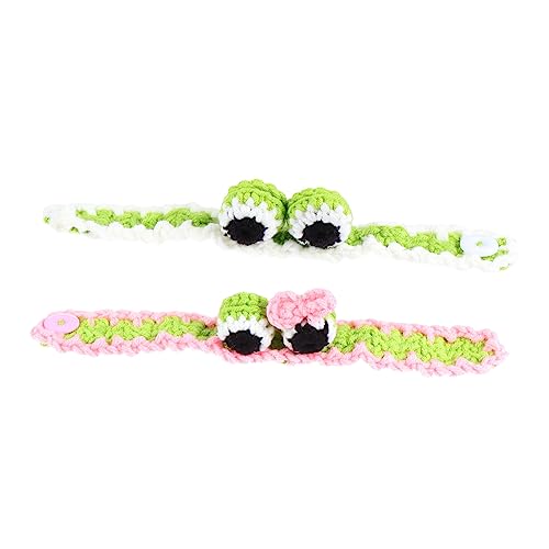 minkissy 2stücke Wolle Armband Geflochtene Armband Junge Mädchen Geschenke Hautfreundlich Leicht Tragen Umweltfreundlich Sicher Wiederverwendbar Batik Verblasst Nicht Schöne Form von minkissy