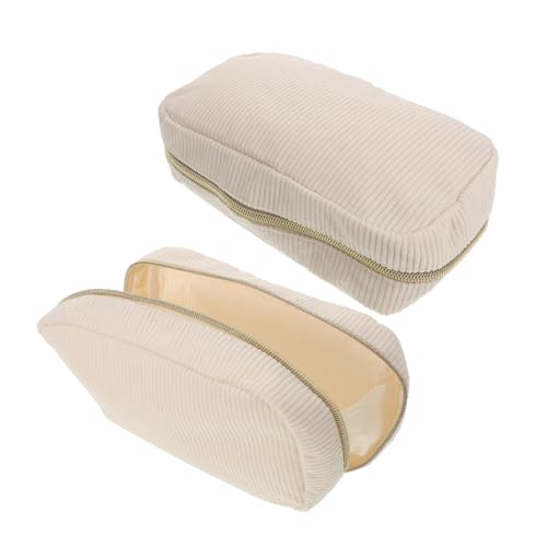 minkissy 2stücke Teiliges Reise-Kosmetiktasche Große Kapazität Praktische Aufbewahrung Für Make-up Und Toilettenartikel Für Damen Und Herren Für Reisen von minkissy