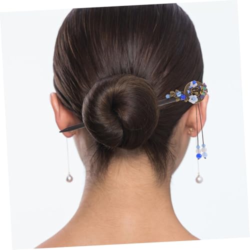 minkissy 2 Stück Vintage Haarschmuck Haarstäbchen Quaste Chinesische Haarspangen für Damen Handgefertigte Haarnadeln für Dutt Hochzeit Party und Alltag Geeignet für Mitteldickes Langes von minkissy