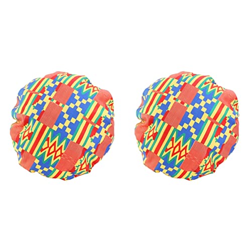 minkissy 2 Stück doppelschichtige modische runde elastische Schlafmütze für Frauen Schlafmütze von minkissy
